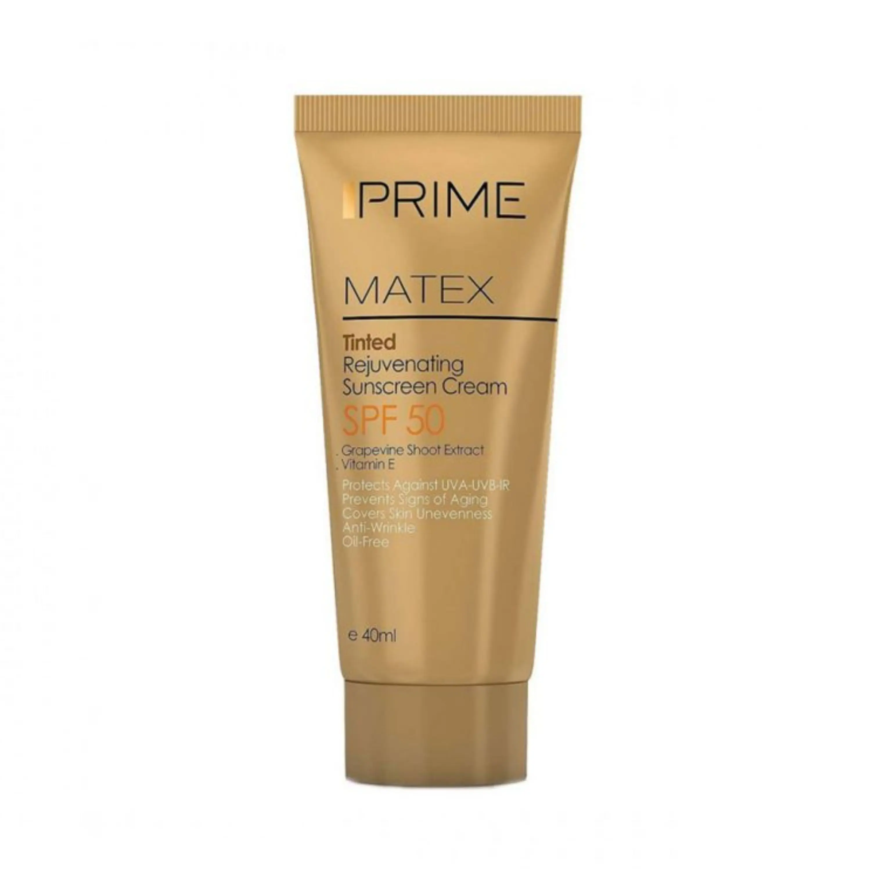 کرم ضد آفتاب پریم جوان کننده صورت مدل Matex Tinted SPF50