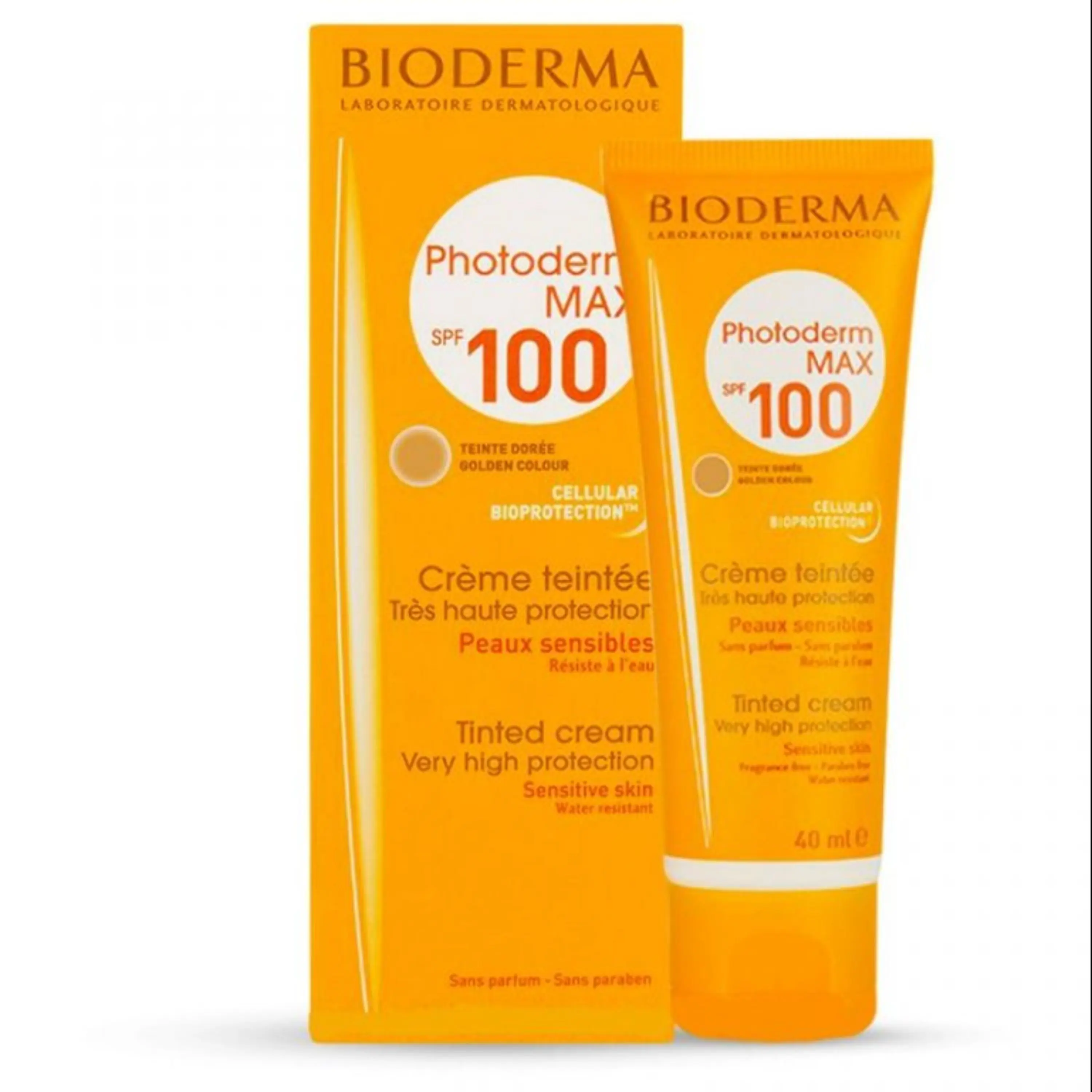 ضد آفتاب بیودرما بدون رنگ مدل100 پلاس SPF (حجم 40 میلی لیتر)
