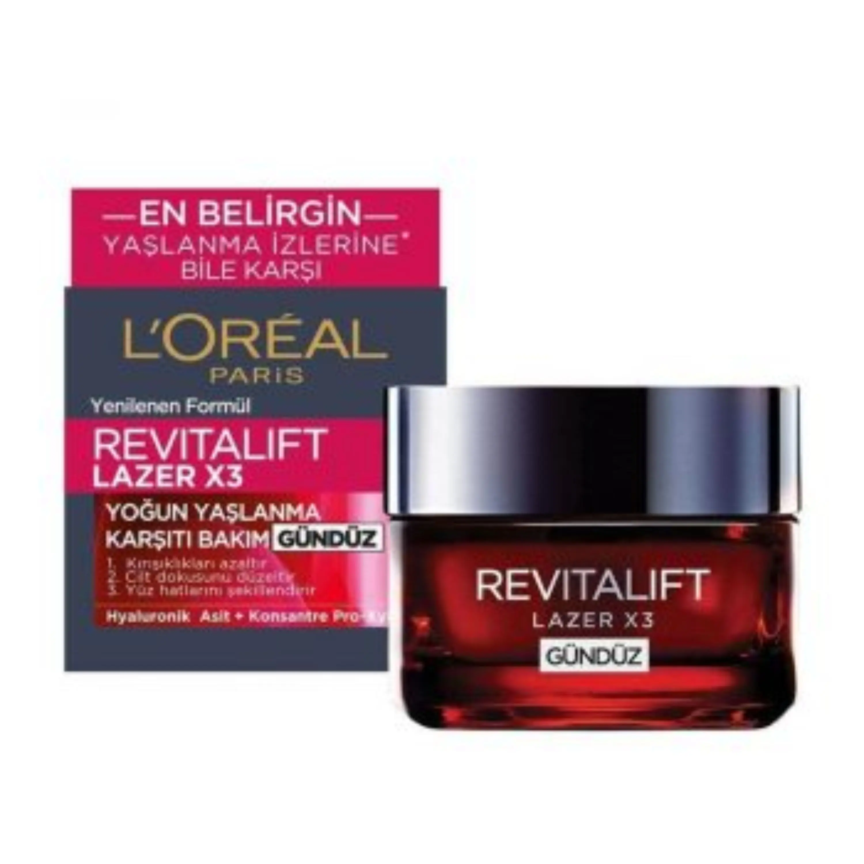 کرم ضد چروک لورال مدل Revitalift Laser X3 حجم 50 میلی لیتر