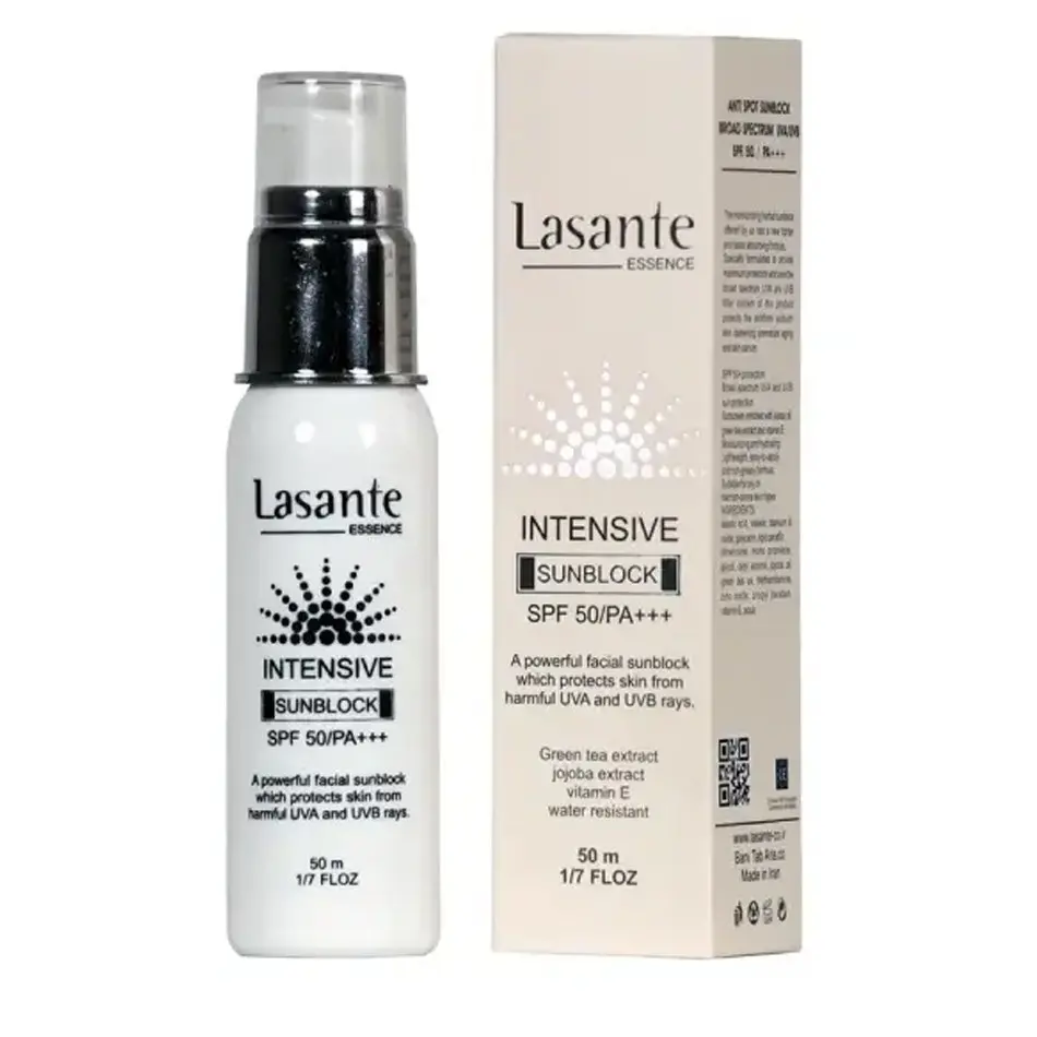 ضد آفتاب  بی رنگ SPF50 لاسانته حجم 50 میلی لیتر