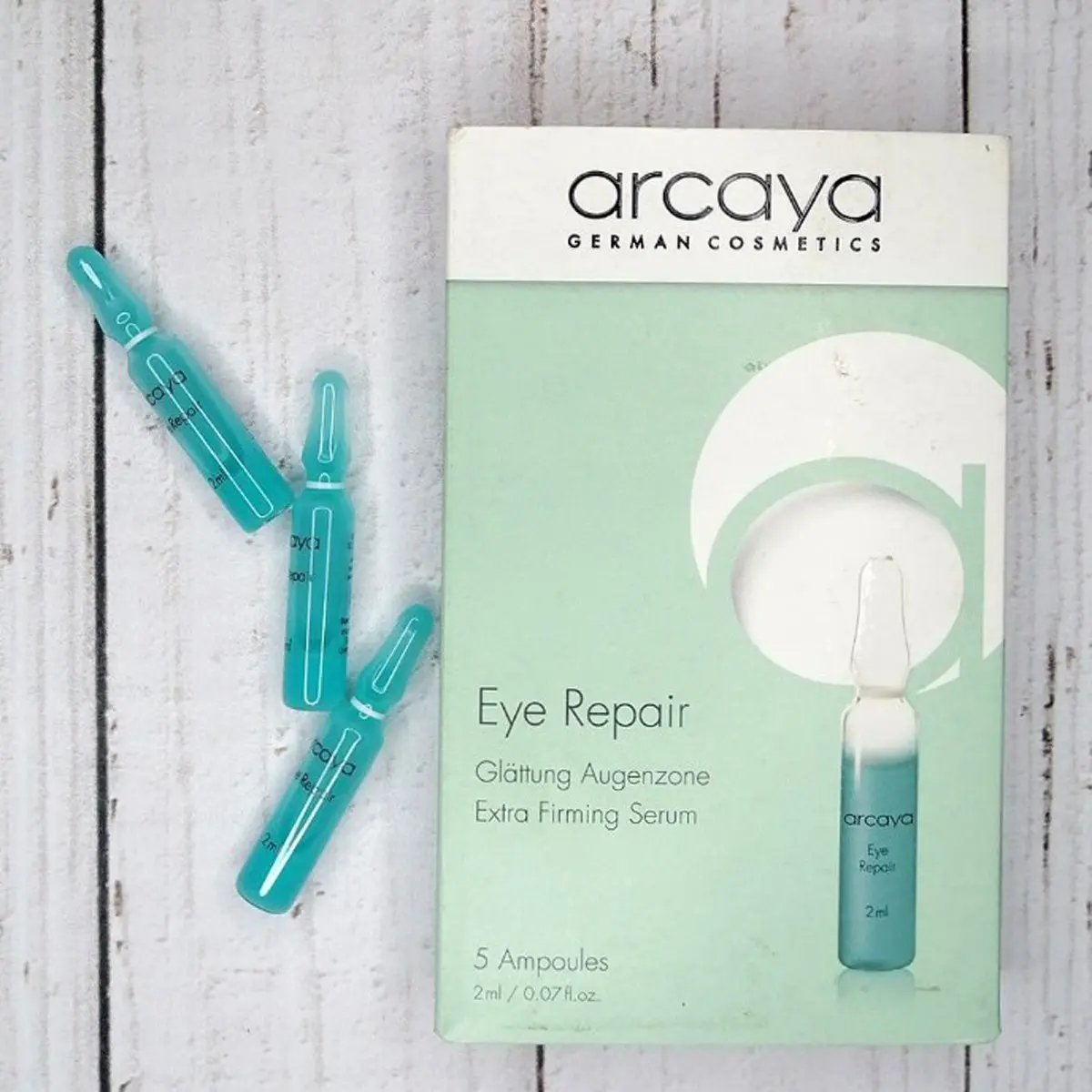 سرم ضد چروک دور چشم مدل Eye Repair برند آرکایا ARCAYA حجم 2 میل پک 5 عددی