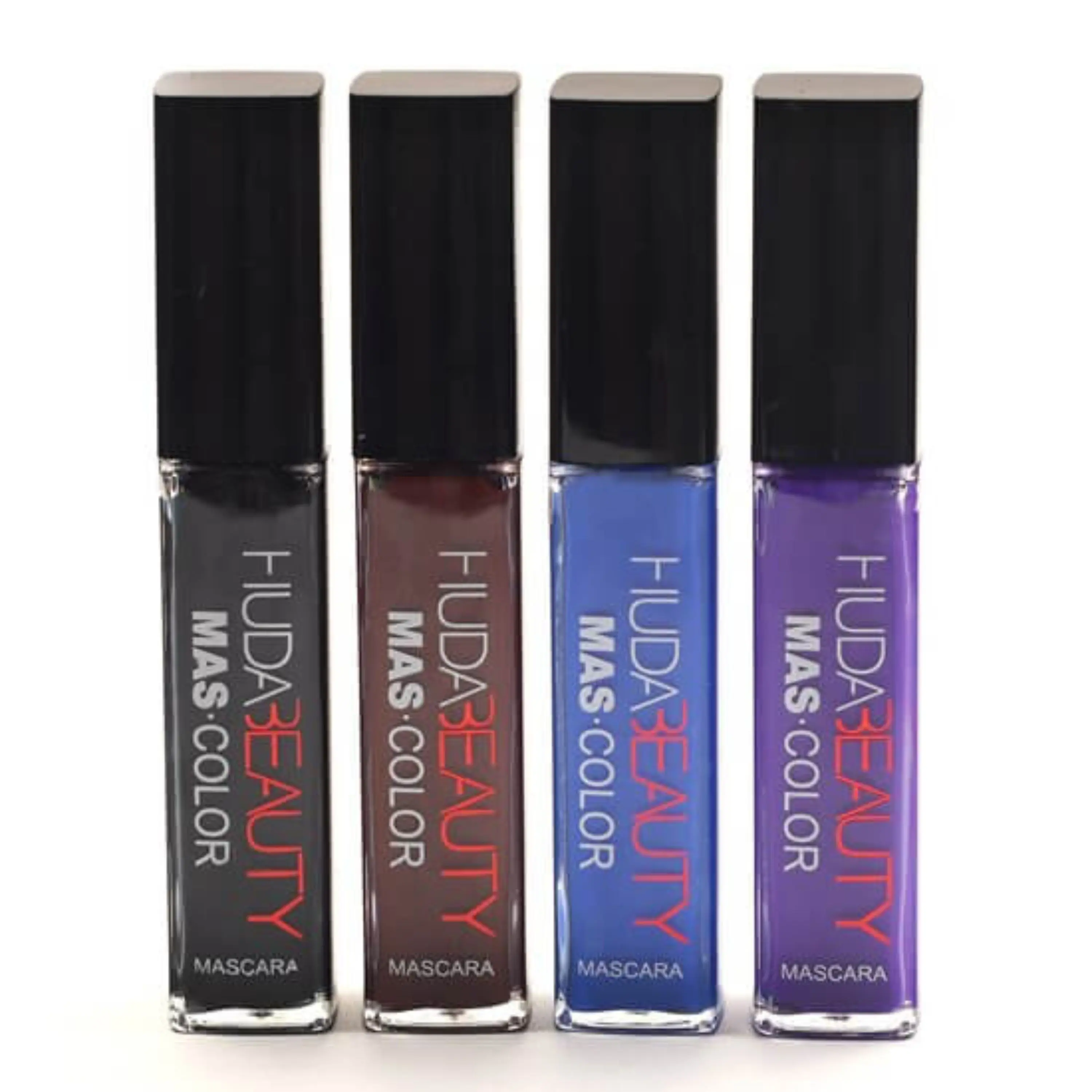 ریمل رنگی هدی بیوتی در پک 4 رنگی Huda Beauty mascara