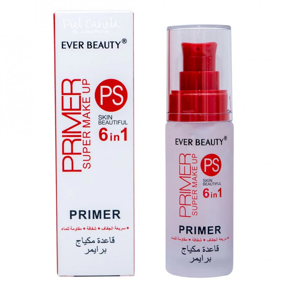 پرایمر صورت اور بیوتی 6 در 1 قرمز اورجینال Ever Beauty