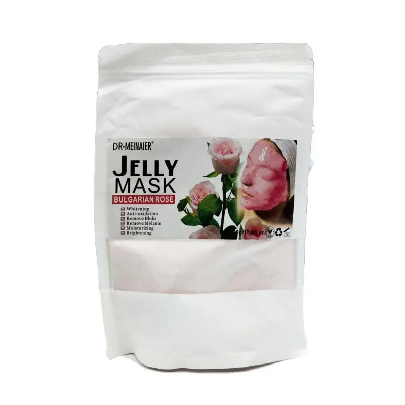 ماسک هیدروژلی رز بلغاری دکتر مینایر 500 گرمی Bulgarian rose hydrogel mask of Dr. Meinaier 500 grams