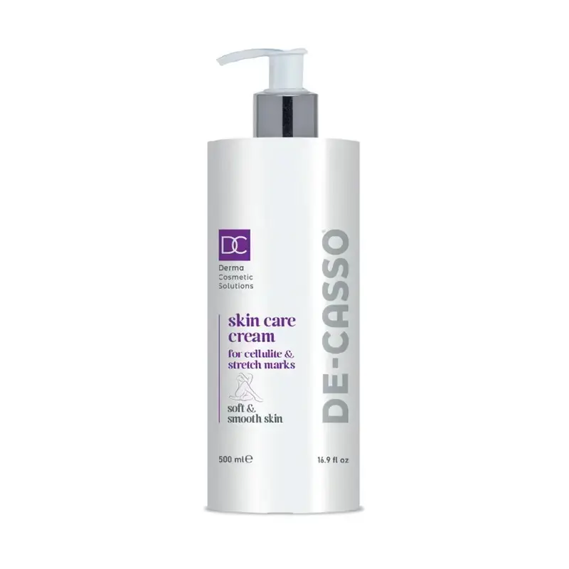 کرم سلولیت و ترک های پوستی دکاسو 500 میلی لیتر De-casso Cellulite and stretch marks cream 500 ml
