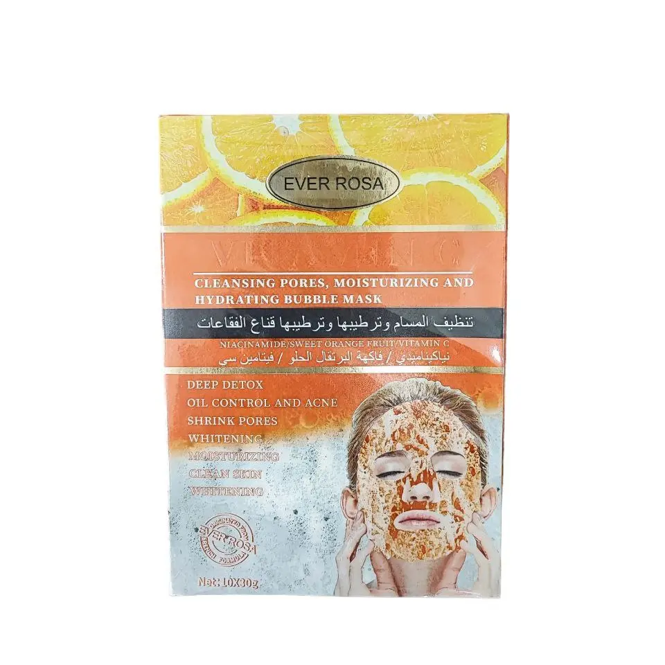 ماسک ورقه ای حبابی و پاک کننده منافذ EVER ROSA (پک 10 عددی)