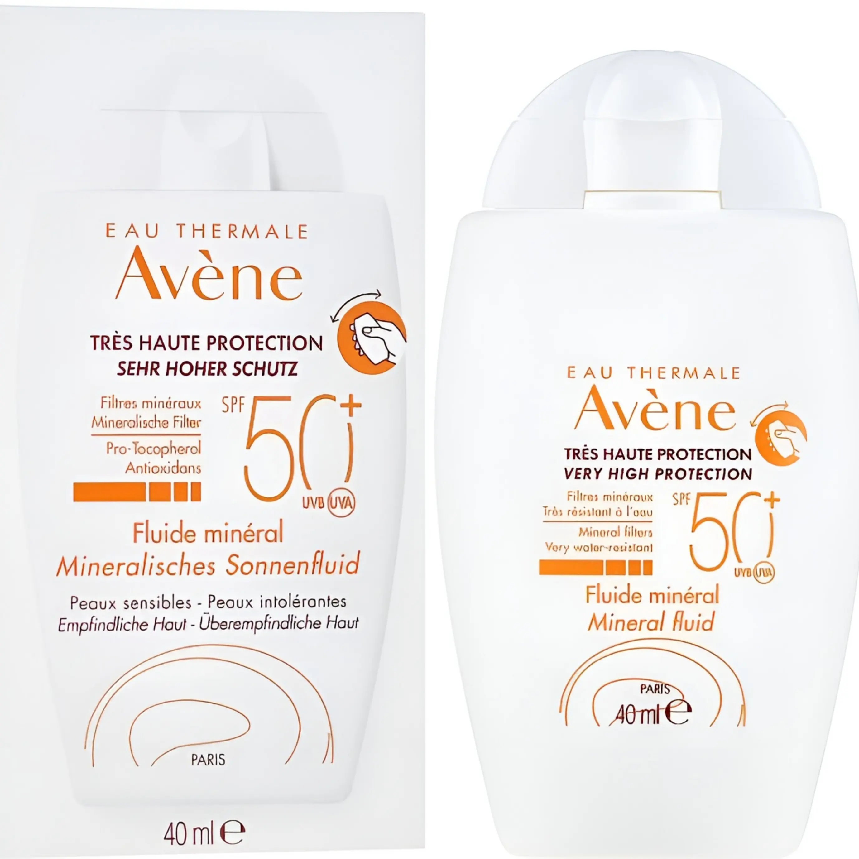 کرم ضد آفتاب مینرال اون بی رنگ SPF50 حجم 40 میلی لیتر