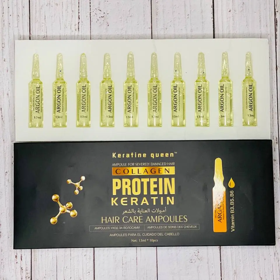 پک 10 عدد ویال مو کراتین کویین پک 10 عددی