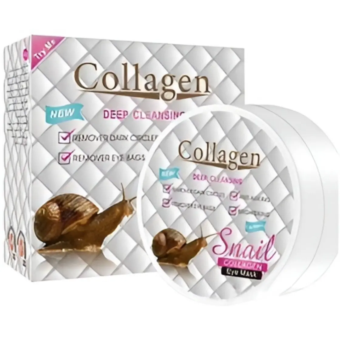 ژل کاسه ای آبرسان کلاژن چهار کاره حلزون  Collagen Snail