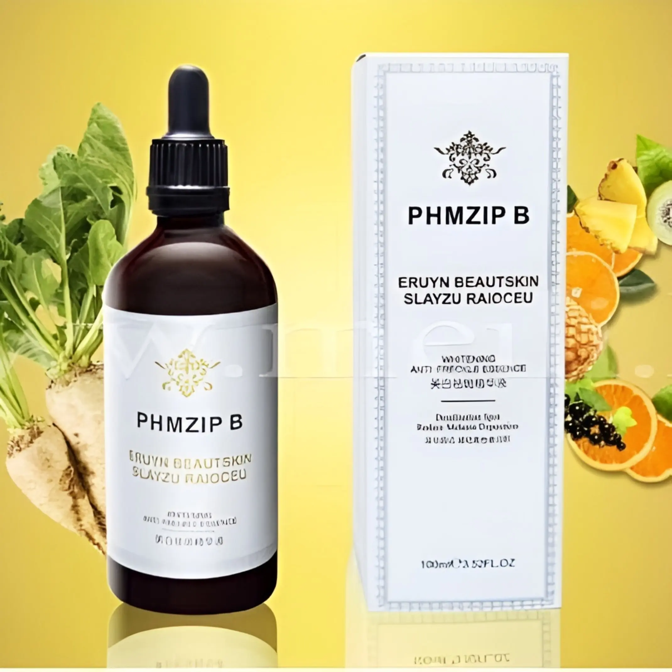 سرم سفید کننده و ضدلک وچین چروک  تخصصی phmzip b