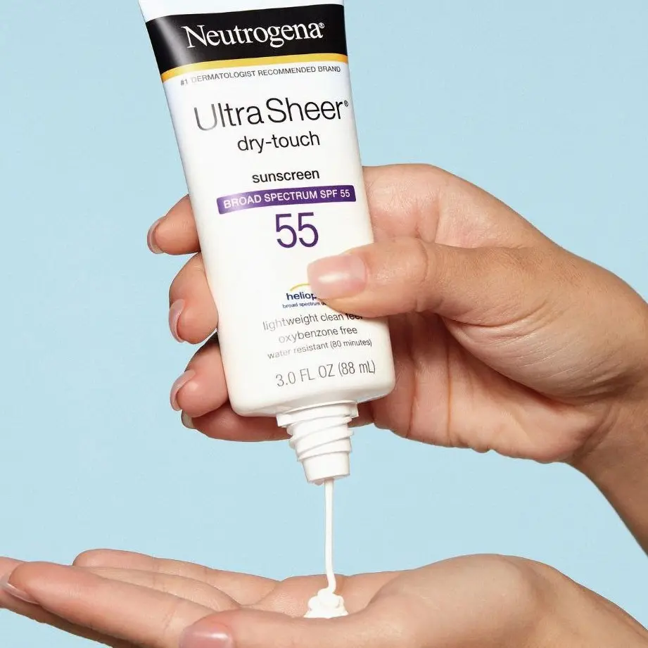 کرم ضد آفتاب بی رنگ نوتروژینا مدل ultra sheer 55