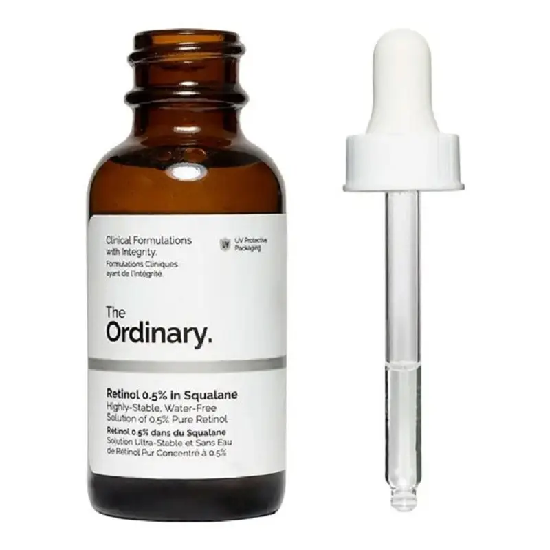سرم رتینول ضدچروک اوردینری مدل Retinol درصد-1-0.2-5. in Squalane حجم 30 میل