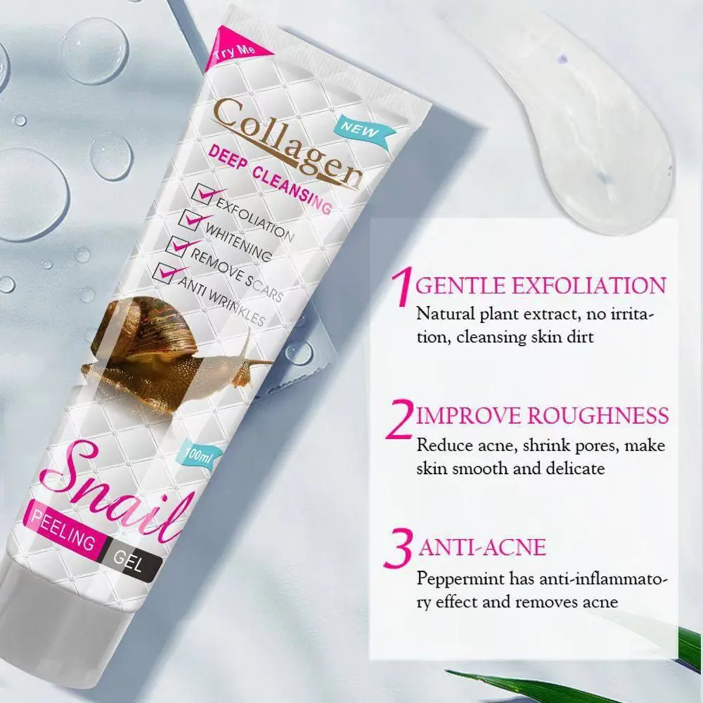 ژل لایه بردار کلاژن حلزون Collagen Snail