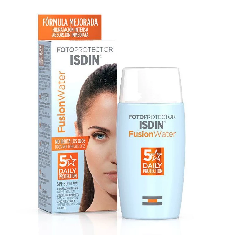 ضد آفتاب ایزدین فیوژن واتر SPF50 حجم 50 میل