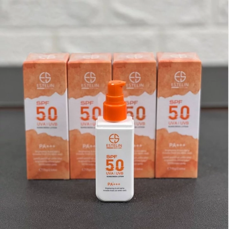 لوسیون ضدآفتاب استیلن SPF50 روشن کننده و جوانساز