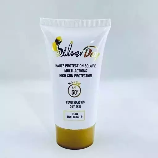 کرم ضد آفتاب رنگی سیلور دی spf50