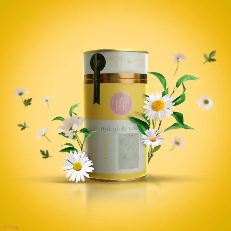 ماسک هیدروژلی ضد لک عصاره گل بابونه هایلایف