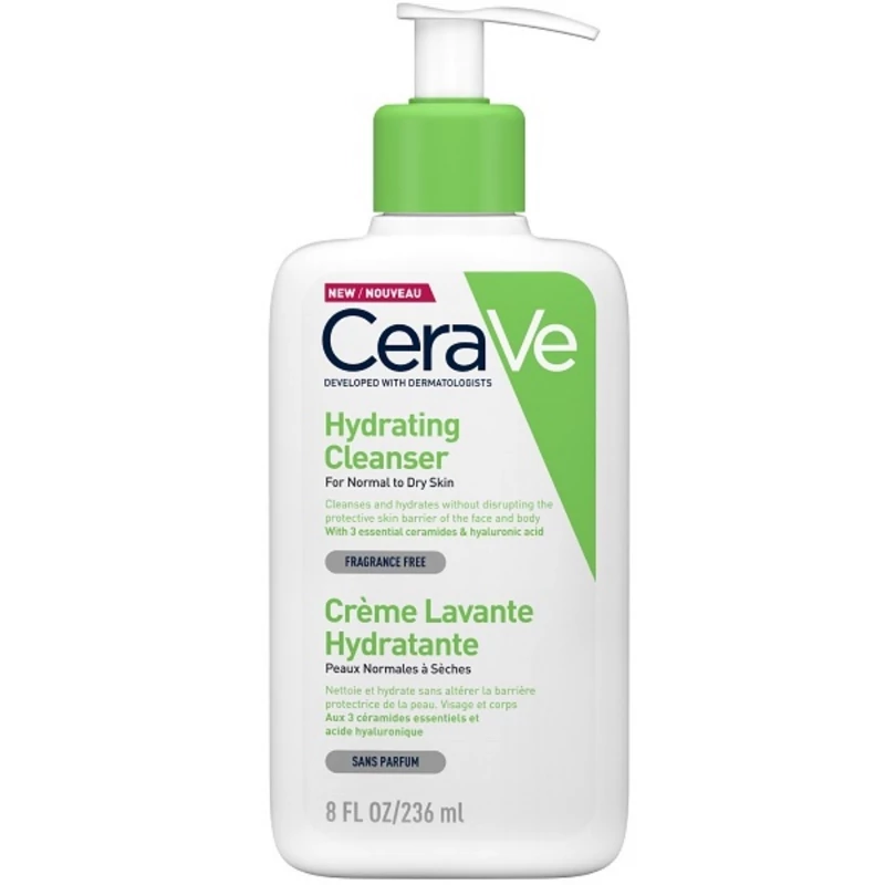 ژل شستشو هیدراتینگ سراوی CERAVE حجم 236 میل مدل HYDRATING