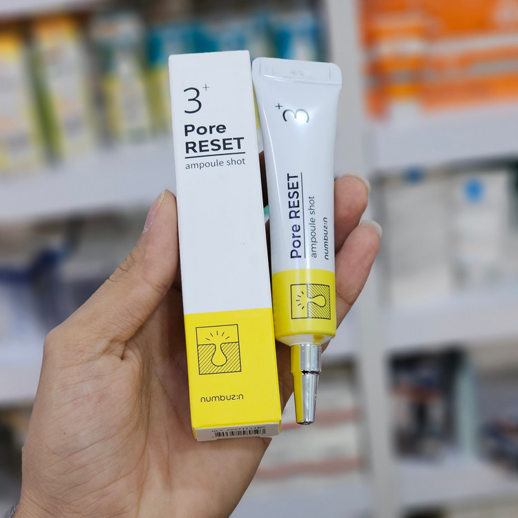 آمپول شات کوچک کننده منافذ شماره ۳ نامبوزین Numbuzin No.3 Pore Reset Ampoule Shot