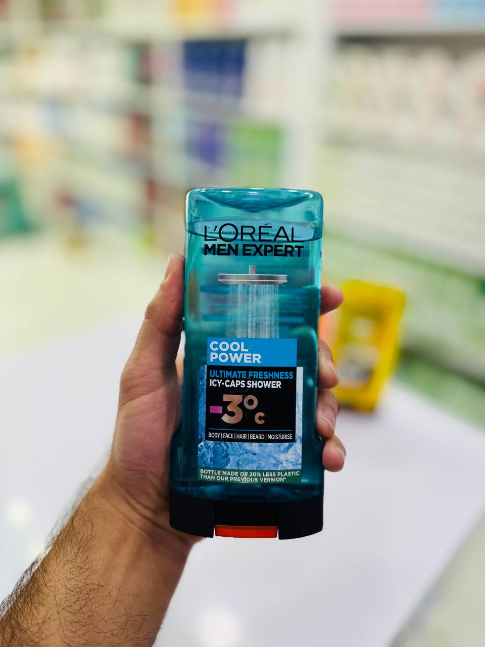 شامپو سر و بدن Loreal cool power اورجینال حجم 300 میل