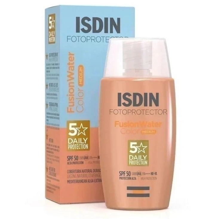 کرم ضد آفتاب فیوژن واتر SPF50 حجم ۵۰ میلی‌لیتر رنگ مدیوم