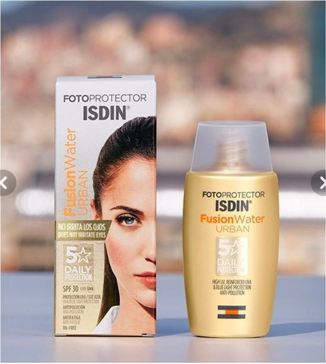 کرم ضد آفتاب اوربان فیوژن واتر SPF30 حجم ۵۰ میل بی رنگ