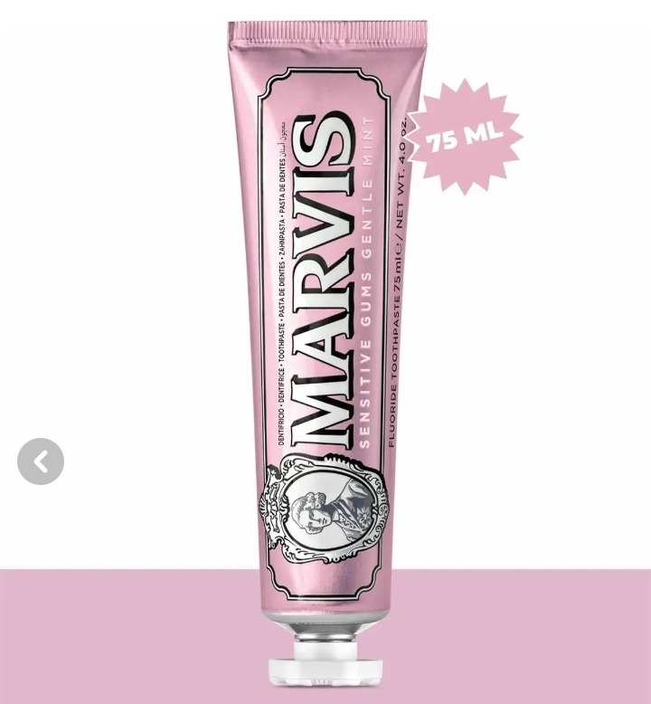 خمیر دندان مارویس مدل Sensitive Gums حجم ۷۵ میلی لیتر