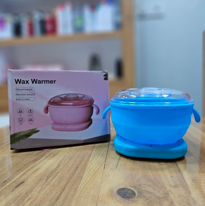 دستگاه وکس سیلیکونی ، موم گرم کن اصلی وارداتی تاشو سلیکونی مربع wax warmer